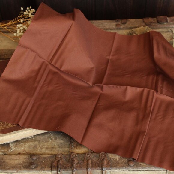 Vintage Fabric Fat Quarter, Brown Cotton Quilt Fabric Scrap, 18x22" - Picture 4 of 10